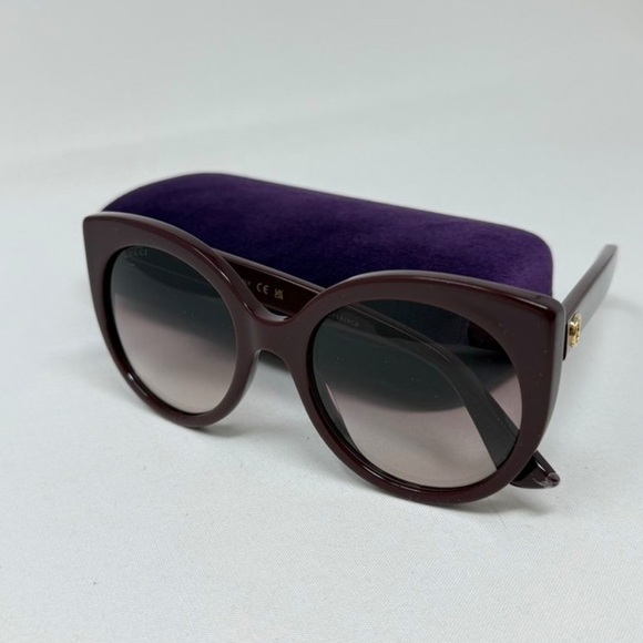 Gucci Burgundy glasses - Picture 3 of 4